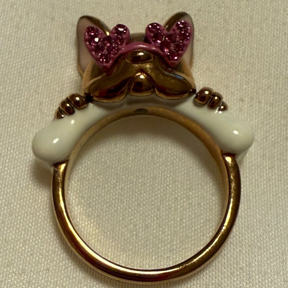 French Bulldog Ring, size 8 (Accepting offers)
